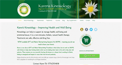 Desktop Screenshot of karenskinesiology.co.uk