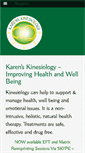 Mobile Screenshot of karenskinesiology.co.uk