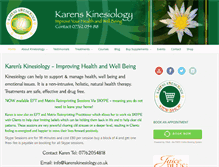Tablet Screenshot of karenskinesiology.co.uk
